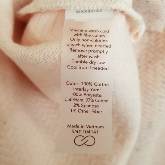 Calia By Carrie Underwood Herringbone Funnel Neck Pullover Size XL NWT - Picture 9 of 10